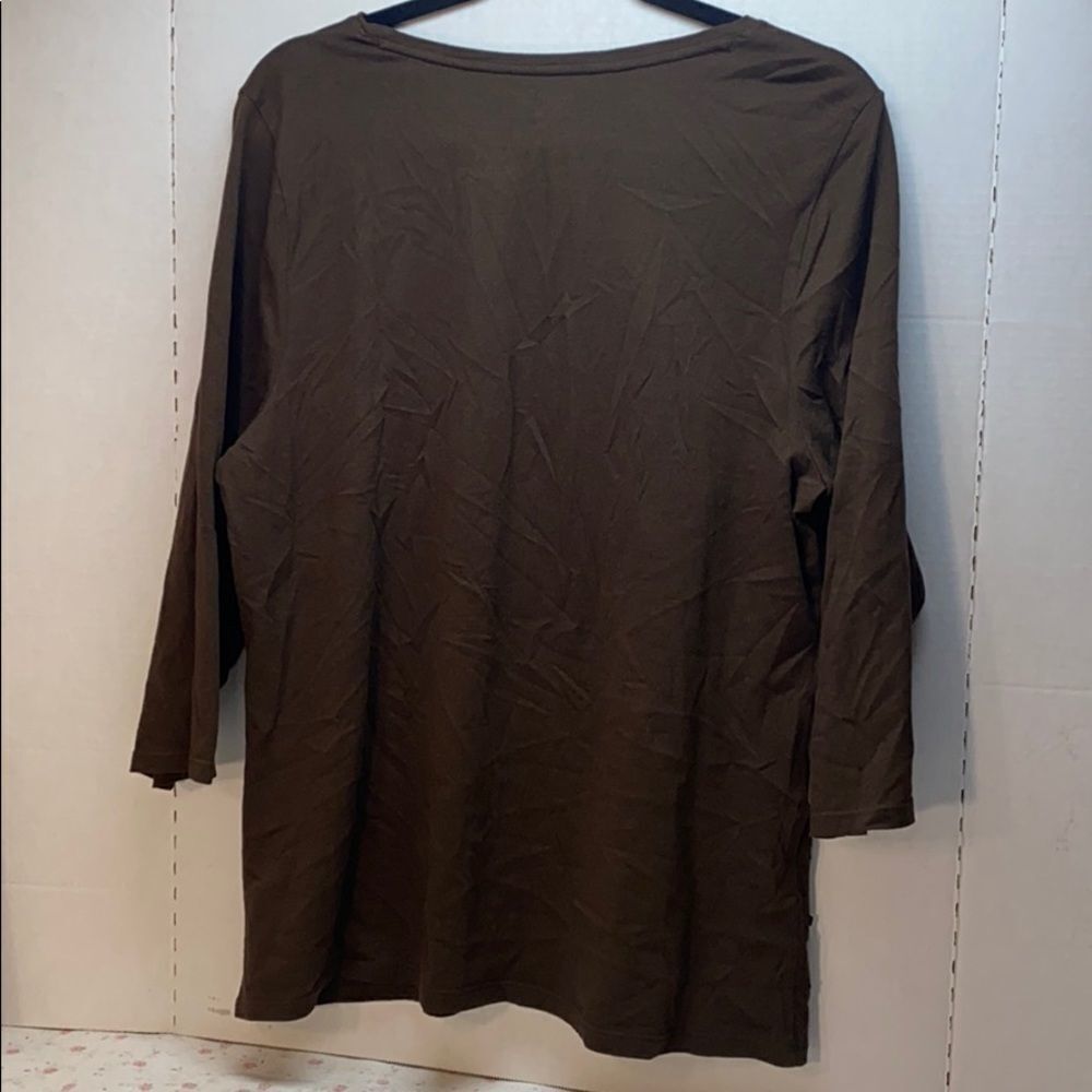 Coldwater Creek embellished top XL - Picture 3 of 3